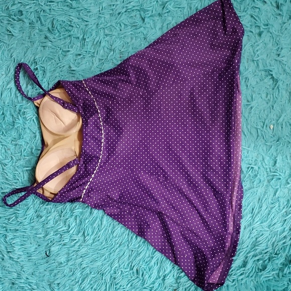 L.L. Bean Pok-a-dot Swimsuit - Picture 4 of 6